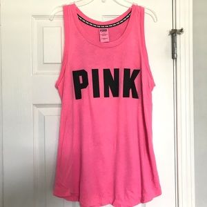 PINK(Victoria’s Secret)pink tank top!!